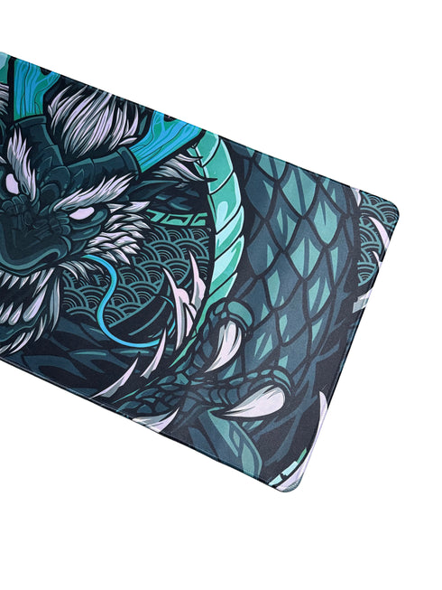 Alfombrilla Eclipse Dragon Verde XXL - 900 x 400 x 3 mm - Antideslizante